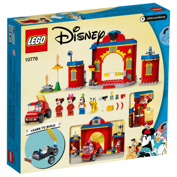 Конструктор LEGO Mickey & Friends Fire Truck & Station Разноцветный Количество деталей 144, 4+ photo 2
