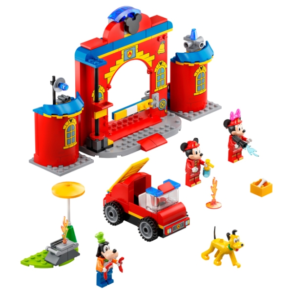 Конструктор LEGO Mickey & Friends Fire Truck & Station Разноцветный Количество деталей 144, 4+ photo 3