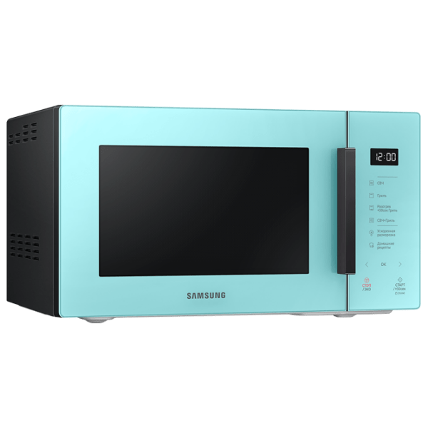 Cuptor cu microunde Samsung MG23T5018AN/ BW Mint Cu grill, 23 l, 800 W photo 2