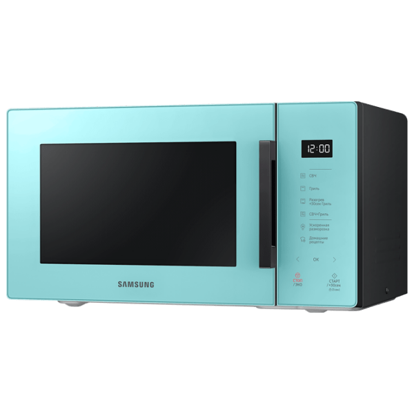Cuptor cu microunde Samsung MG23T5018AN/ BW Mint Cu grill, 23 l, 800 W photo 3