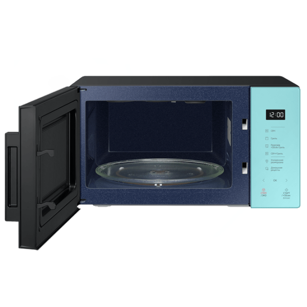 Cuptor cu microunde Samsung MG23T5018AN/ BW Mint Cu grill, 23 l, 800 W photo 4
