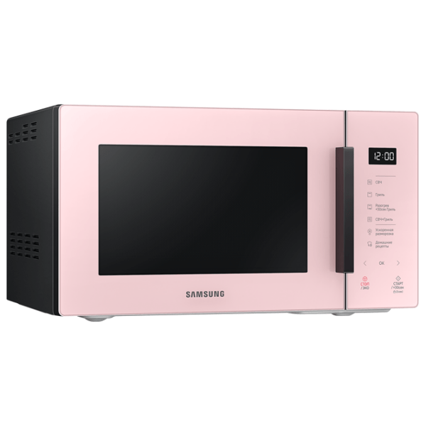 Cuptor cu microunde Samsung MG23T5018AP/ BW Pink Cu grill, 23 l, 800 W photo 2