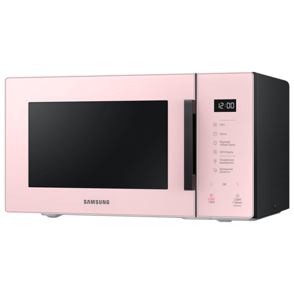 Cuptor cu microunde Samsung MG23T5018AP/ BW Pink Cu grill, 23 l, 800 W photo 3