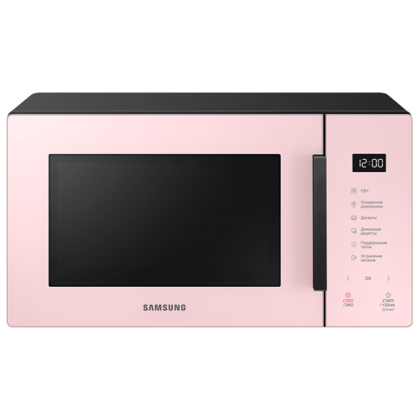 Cuptor cu microunde Samsung MS23T5018AP/ BW Pink Solo, 23 l, 800 W photo 1