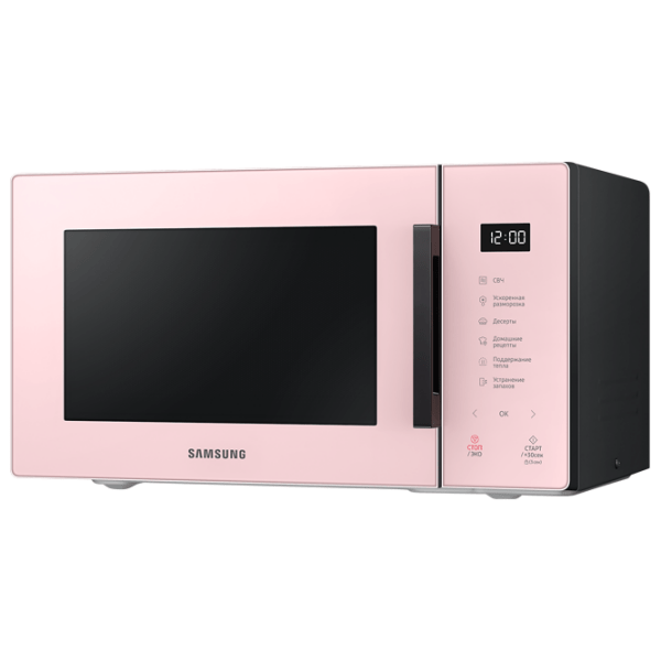 Cuptor cu microunde Samsung MS23T5018AP/ BW Pink Solo, 23 l, 800 W photo 3