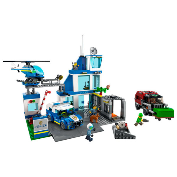 Конструктор LEGO Полицейский участок Синий Количество деталей 668 шт., 6+ photo 2
