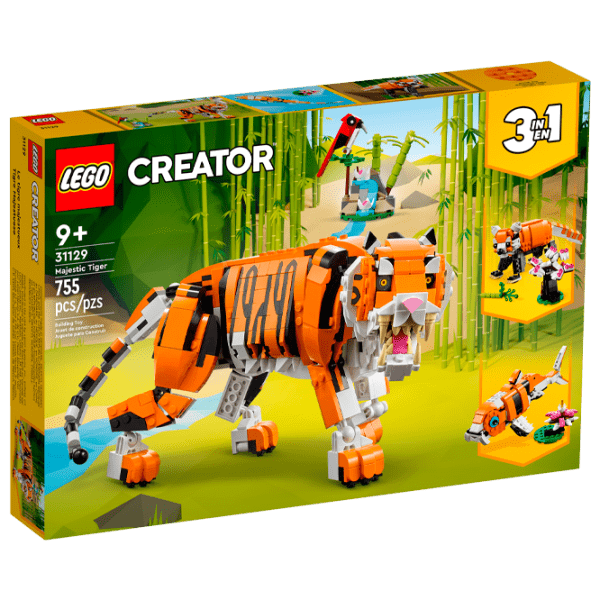 Конструктор LEGO Tigrul Maiestuos Оранжевый Количество деталей 755 шт., 9+ photo 1