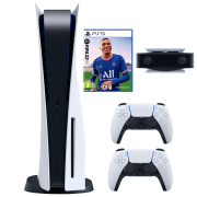 Consolă pentru jocuri Sony PlayStation 5 + FIFA22 + Dualsense + Sony PlayStation 5 HD White SSD 825 GB, RAM 16 GB