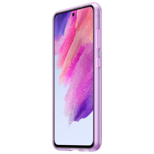 Husă pentru smartphone Samsung Galaxy S21 FE (EF-XG990CVEGUS) Lavender Purple Samsung, PC, Clear Slim Strap photo 3