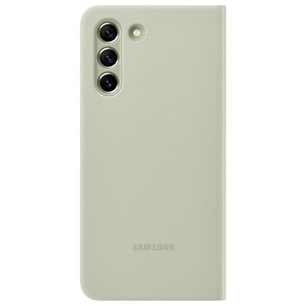 Husă pentru smartphone Samsung Galaxy S21 FE (EF-ZG990CMEGWW) Olive Green Samsung, PC, Smat Clear View photo 2