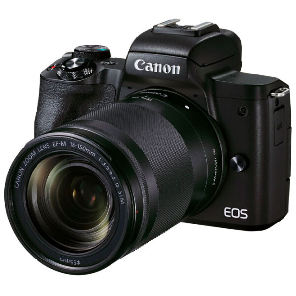 Cameră foto Canon EOS M50 Mark II + EF-M 18-150mm f/ 3.5-6.3 IS STM Kit Black CMOS, 24.1 MP, f/ 3.5 - f/ 6.3 photo 2
