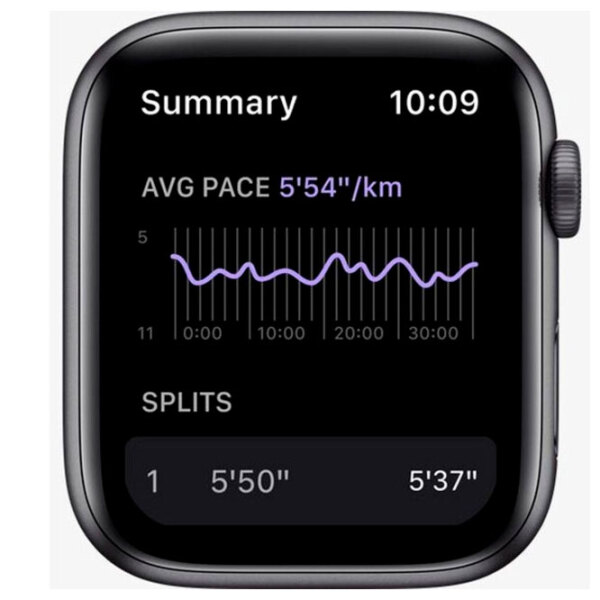 Ceas inteligent Apple Watch SE Nike Space Gray 1.78" | 44mm | Aluminiu/ Silicon
| MKQ83 photo 4