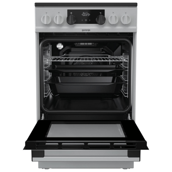 Плита Gorenje EC 5341 SC Нержавеющая сталь Тип плиты: Электрическая, 70 л, Тип духовки: Электрическая photo 5