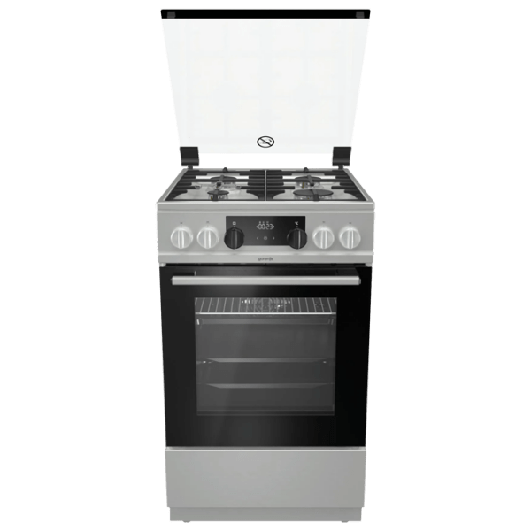 Плита Gorenje KS 5351 XF Нержавеющая сталь Тип плиты: Газовая, 70 л, Тип духовки: Электрическая photo 1