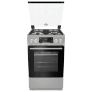 Плита Gorenje KS 5351 XF Нержавеющая сталь Тип плиты: Газовая, 70 л, Тип духовки: Электрическая