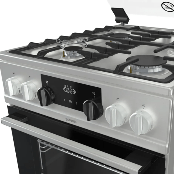 Плита Gorenje KS 5351 XF Нержавеющая сталь Тип плиты: Газовая, 70 л, Тип духовки: Электрическая photo 6