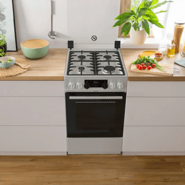Плита Gorenje KS 5351 XF Нержавеющая сталь Тип плиты: Газовая, 70 л, Тип духовки: Электрическая photo 7