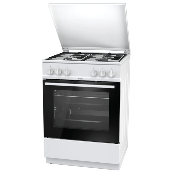 Плита Gorenje G6111WH Белый Тип плиты: Газовая, 72 л, Тип духовки: Газовая photo 4