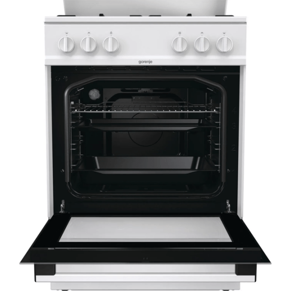 Плита Gorenje G6111WH Белый Тип плиты: Газовая, 72 л, Тип духовки: Газовая photo 6