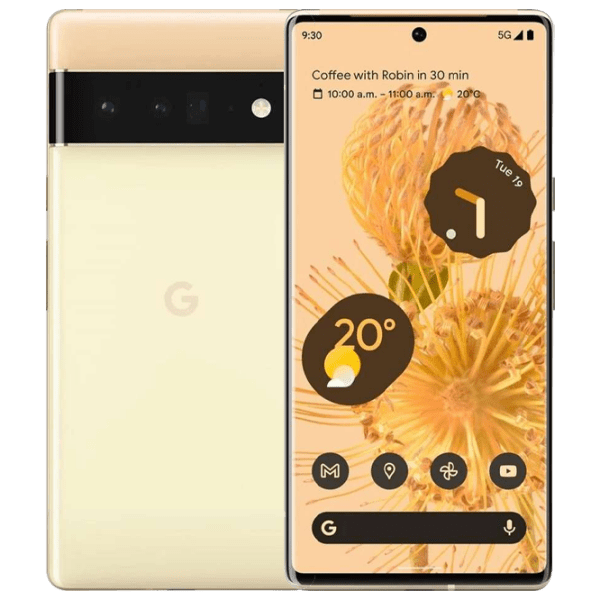 Google Pixel 6 Pro 128 GB Sorta Sunny Gold 6.7" | 50 MP | 12 GB | Single SIM photo 1