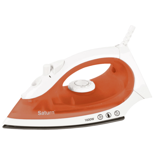 Fier de călcat Saturn ST-CC7113 Orange 1600 W, 15 g/ min, 0.8 l, Acoperire antiaderentă photo 1