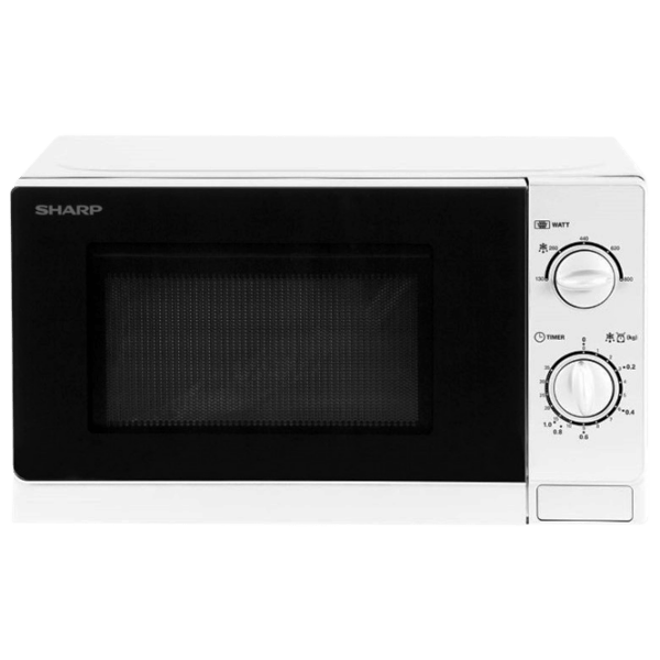 Cuptor cu microunde SHARP R20DW White Solo, 20l, 800 W photo 1