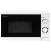 Cuptor cu microunde SHARP R20DW White Solo, 20l, 800 W