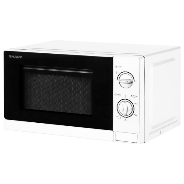 Cuptor cu microunde SHARP R20DW White Solo, 20l, 800 W photo 2