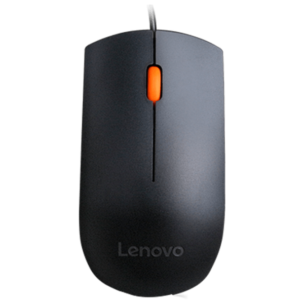 Mouse Lenovo 300 Black Cu fir, 1600 dpi photo 1