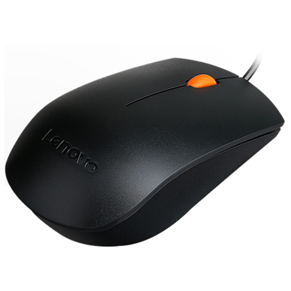 Mouse Lenovo 300 Black Cu fir, 1600 dpi photo 2