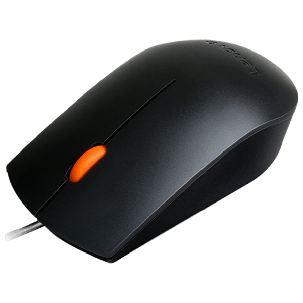 Mouse Lenovo 300 Black Cu fir, 1600 dpi photo 3