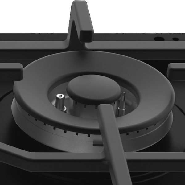 Plită încorporabilă pe gaz Whirlpool TGML 661 NB Black Oțel emailat, Gratare: Fontă photo 3