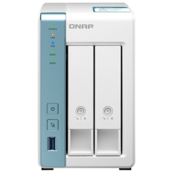 Сетевое хранилище QNAP TS-231K Белый  photo 2