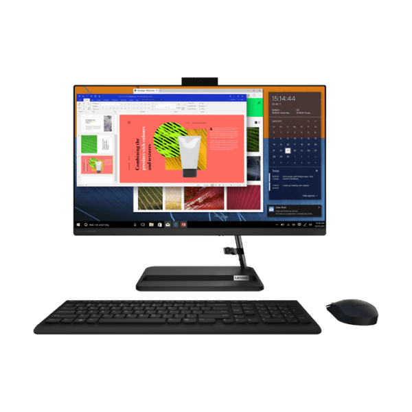 All-in-One PC Lenovo IdeaCentre 3 24ALC6 Black 23.8" Full HD IPS AMD Ryzen 7 5700U 16 GB 512 GB photo 1