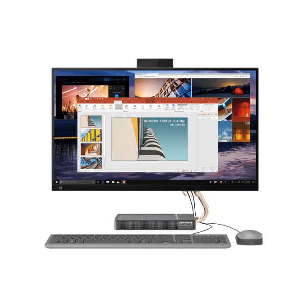 All-in-One PC Lenovo IdeaCentre 5 27IOB6 Gray 27" 2K IPS Intel Core i5 10400T 16 GB 256 GB 1 TB photo 1