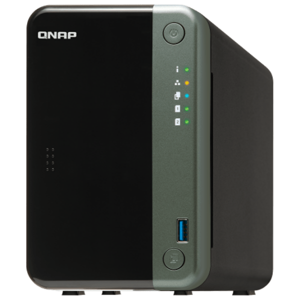 Сетевое хранилище QNAP TS-253D Черный  photo 1