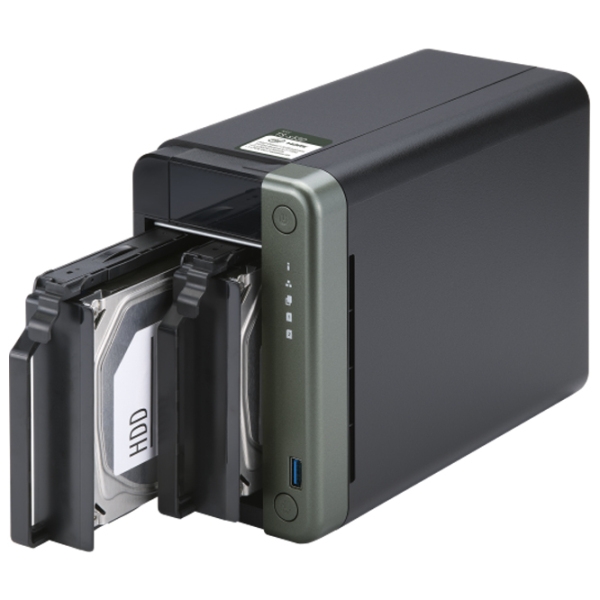 Сетевое хранилище QNAP TS-253D Черный  photo 8
