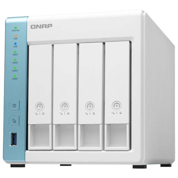 Сетевое хранилище QNAP TS-431K Белый  photo 1
