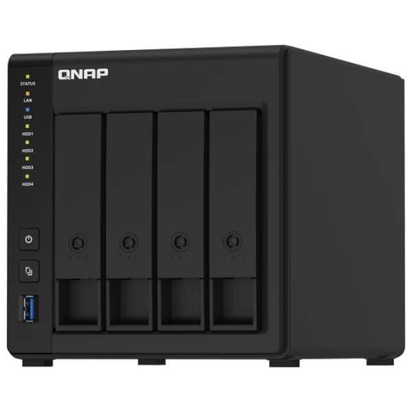 Сетевое хранилище QNAP TS-451D2 Черный  photo 3
