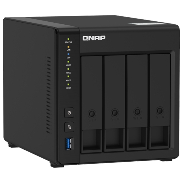 Сетевое хранилище QNAP TS-451D2 Черный  photo 4