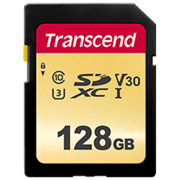 SD Card Transcend SDXC/ SDHC 500S 128 GB 