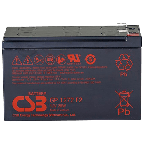Acumulator pentru UPS CSB GP 1272F2 12 V 7.2 Ah Black  photo 1