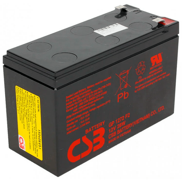 Acumulator pentru UPS CSB GP 1272F2 12 V 7.2 Ah Black  photo 2