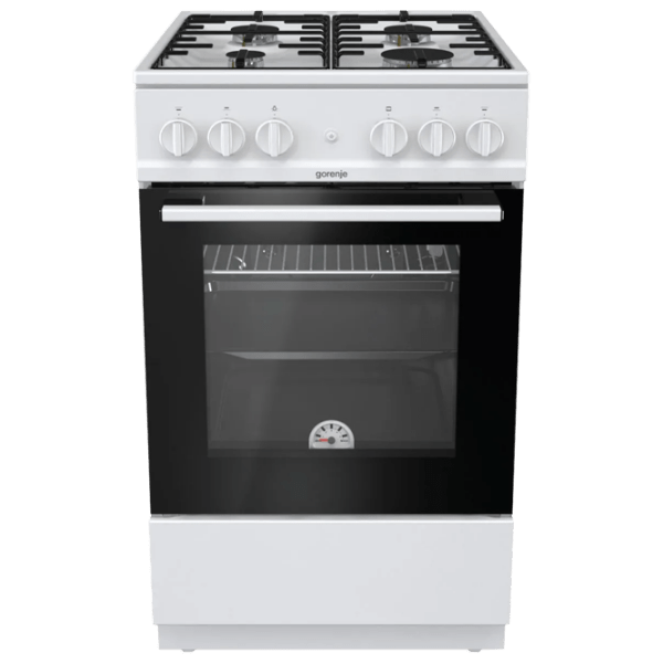 Aragaz Gorenje G5111WH White Tipul plitei: Pe gaz, 70 l, Tipul cuptorului: Pe gaz photo 1