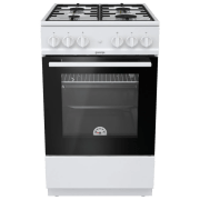 Aragaz Gorenje G5111WH White Tipul plitei: Pe gaz, 70 l, Tipul cuptorului: Pe gaz