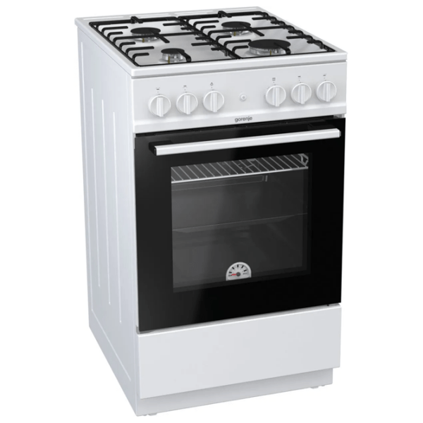 Aragaz Gorenje G5111WH White Tipul plitei: Pe gaz, 70 l, Tipul cuptorului: Pe gaz photo 2