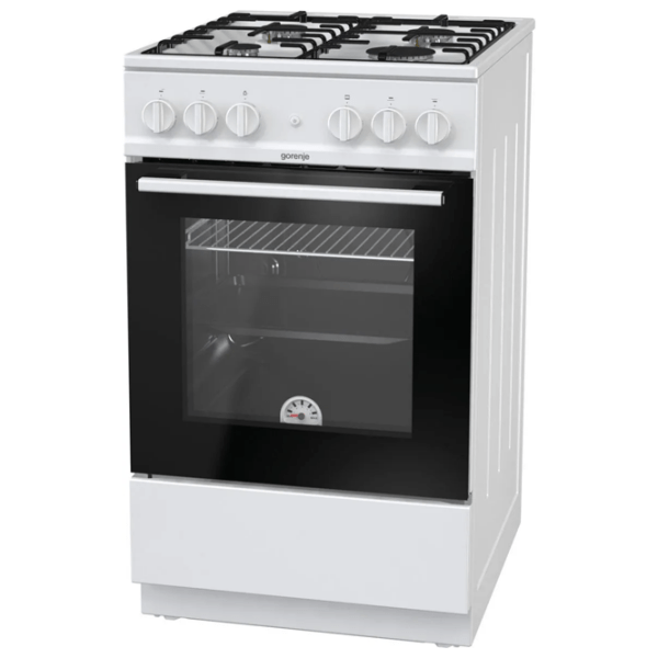 Aragaz Gorenje G5111WH White Tipul plitei: Pe gaz, 70 l, Tipul cuptorului: Pe gaz photo 3