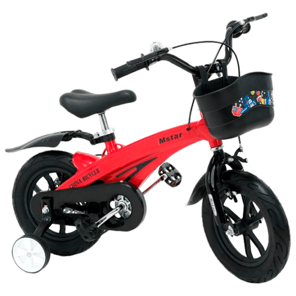 Bicicletă Glamvers Speed 12 12" Red Black Metal / Pentru copii photo 1