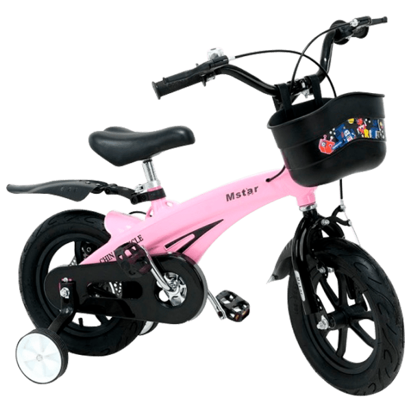 Bicicletă Glamvers Speed 12 12" Pink Black Metal / Pentru copii photo 1