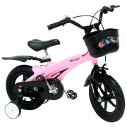 Bicicletă Glamvers Speed 12 12" Pink Black Metal / Pentru copii